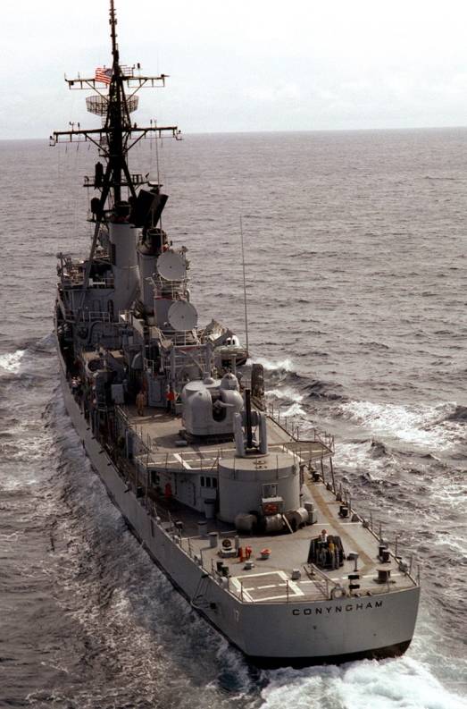 DDG-17 USS Conyngham - Charles F. Adams class guided missile destroyer