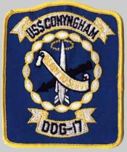 DDG-17 USS Conyngham patch crest insignia