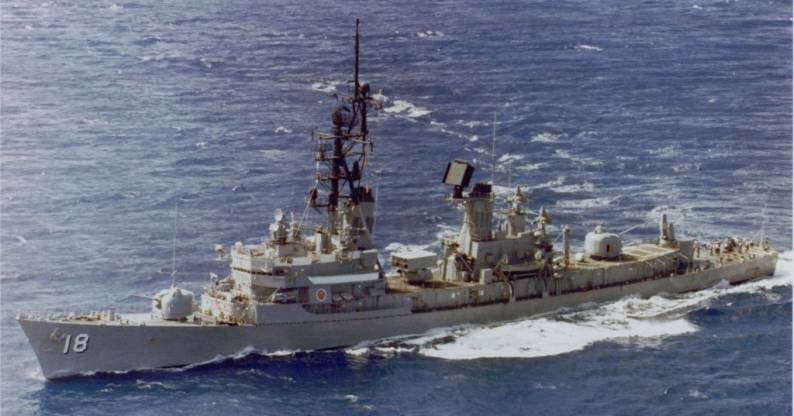 USS Semmes DDG-18 - Charles F. Adams class guided missile destroyer