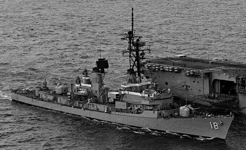 USS Semmes DDG-18 - Charles F. Adams class guided missile destroyer