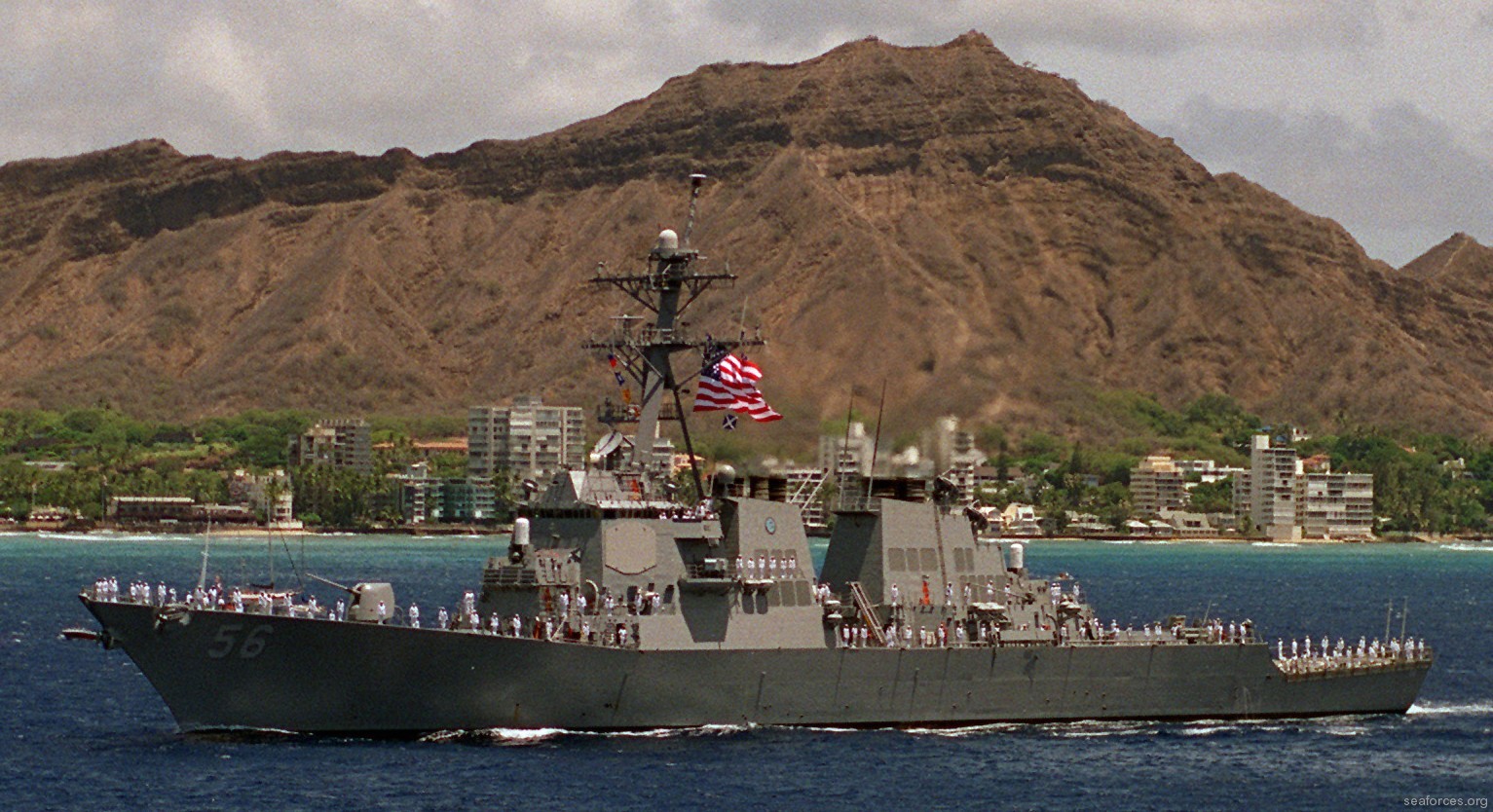 uss john s. mccain ddg-56 arleigh burke class destroyer us navy 97 hawaii