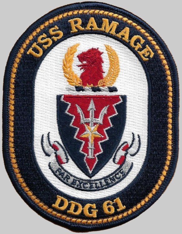 USS Ramage DDG-61 Arleigh Burke class Destroyer US Navy