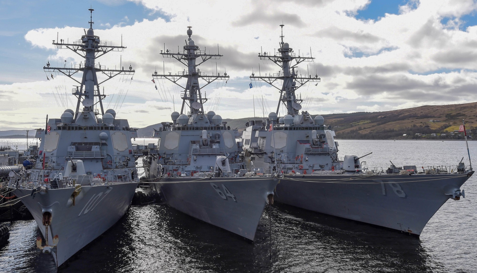 ddg-64 uss carney guided missile destroyer hmnb faslane scotland uk 2019 156