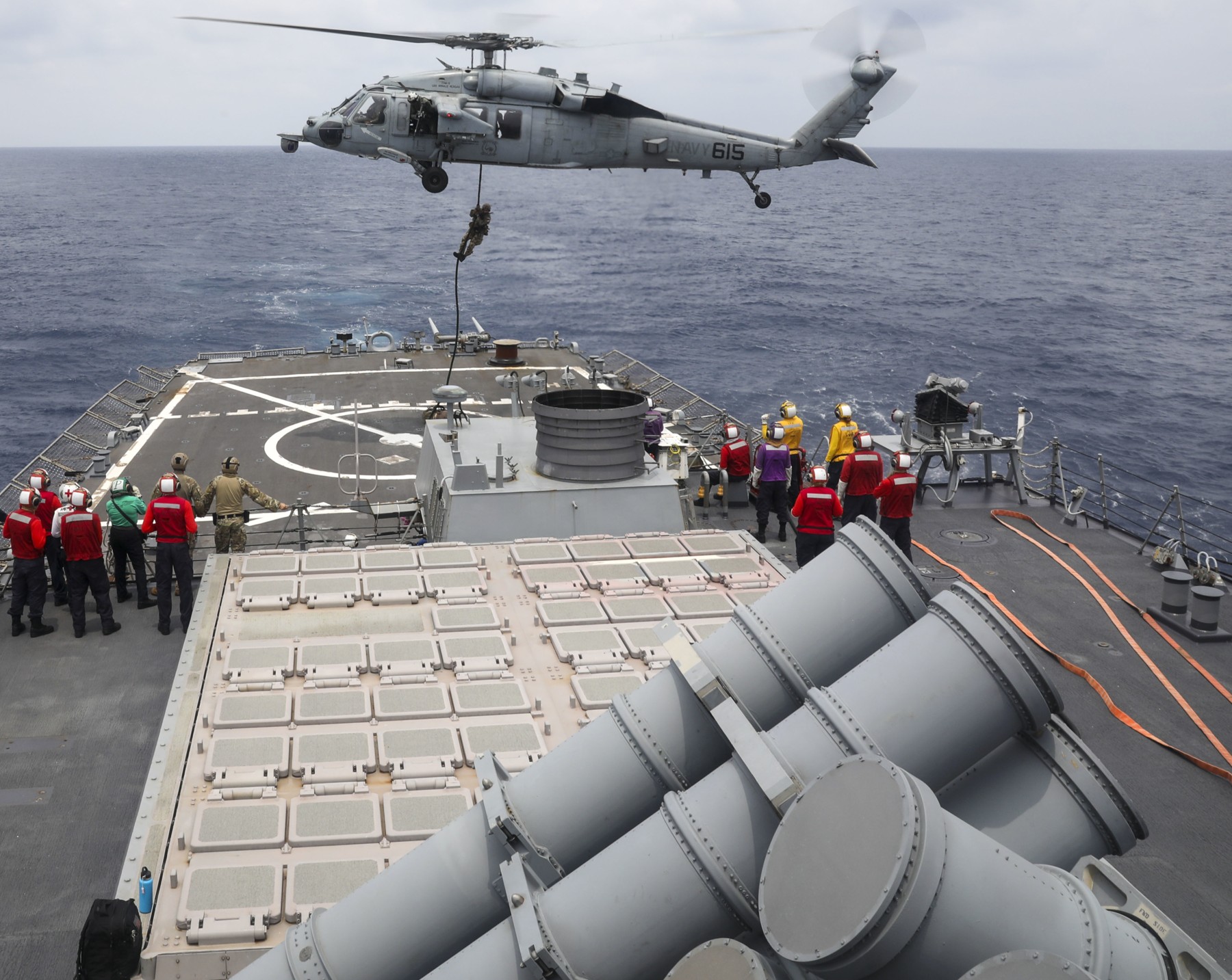 ddg-65 uss benfold guided missile destroyer mk.41 vls helicopter 81