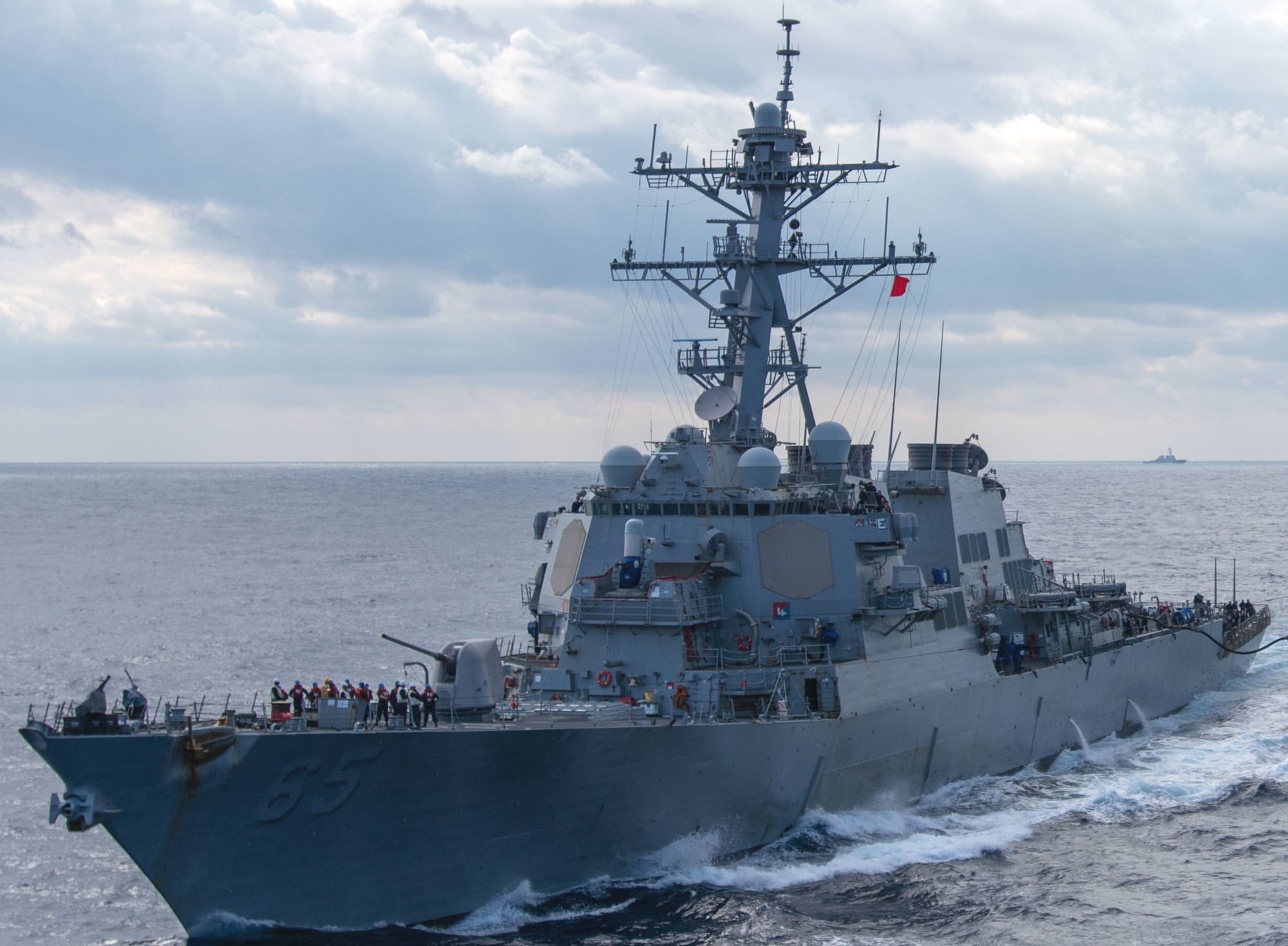 ddg-65 uss benfold guided missile destroyer november 2022