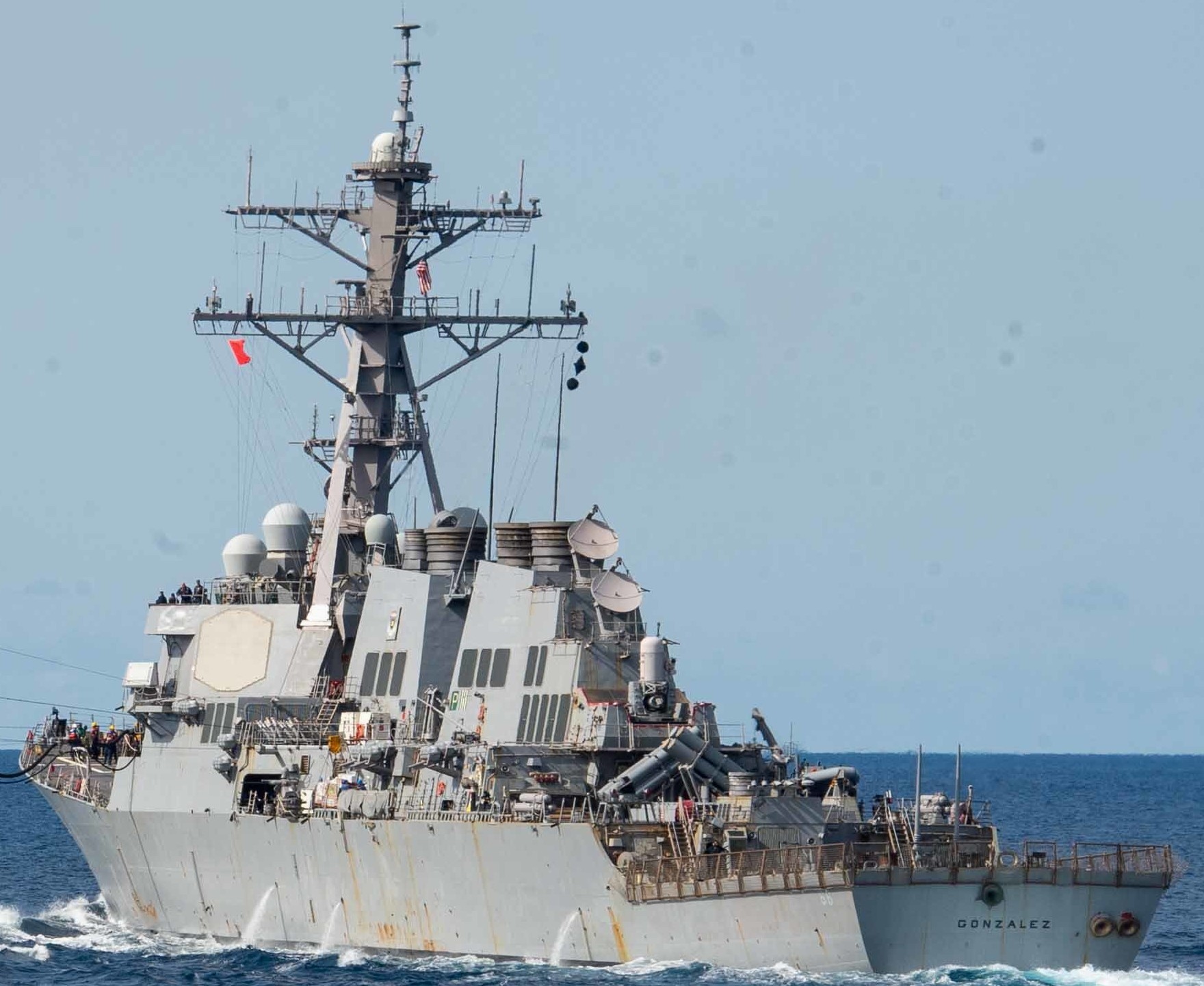 ddg-66 uss gonzalez guided missile destroyer mediterranean sea 2022 86