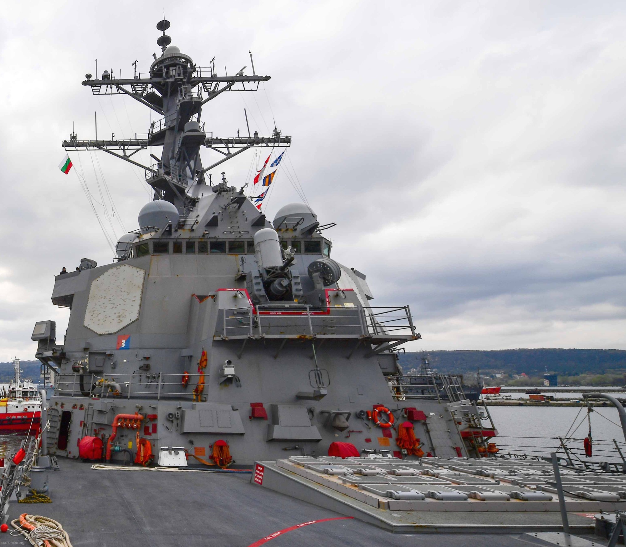 ddg-71 uss ross guided missile destroyer arleigh burke class aegis bmd 10 varna bulgaria