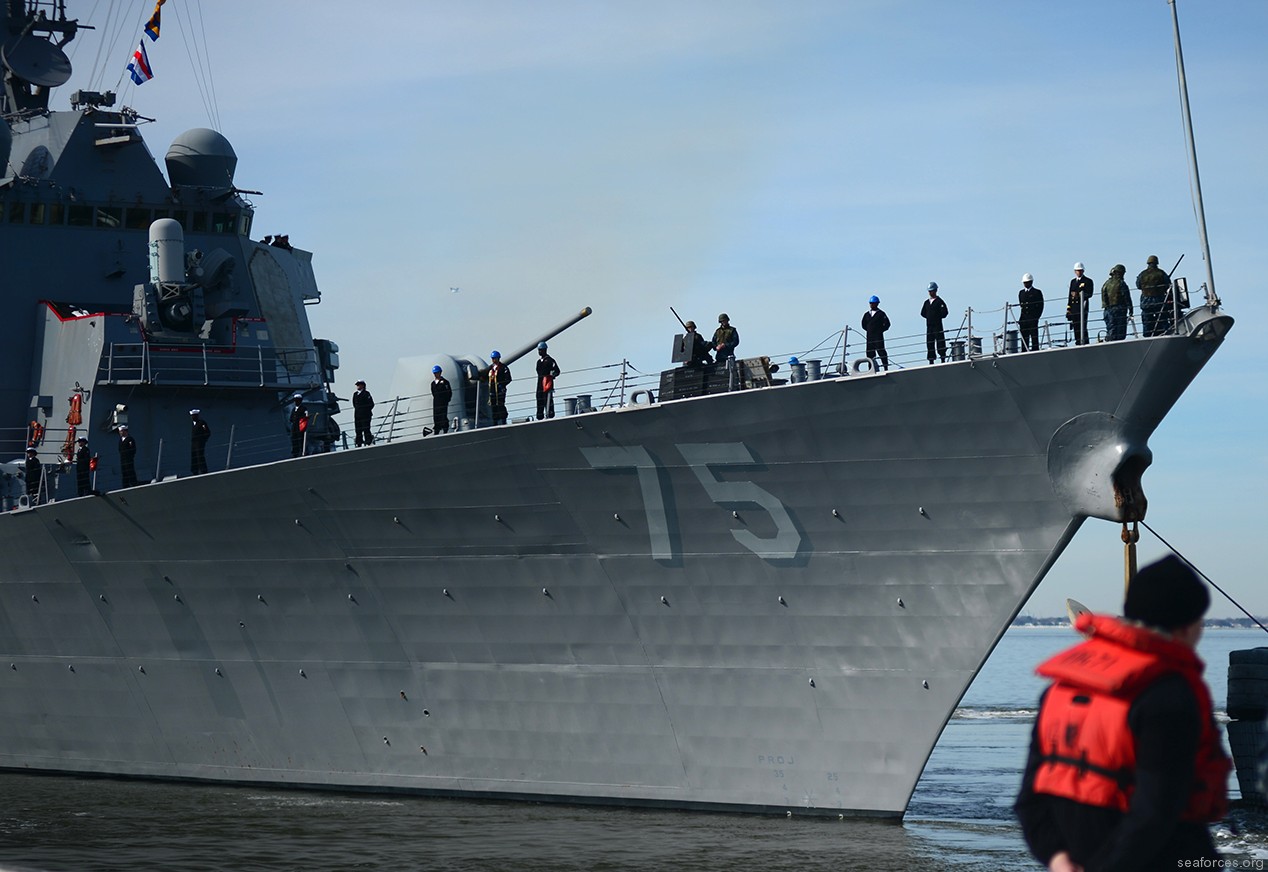 ddg-75 uss donald cook destroyer us navy 114 naval station norfolk virginia