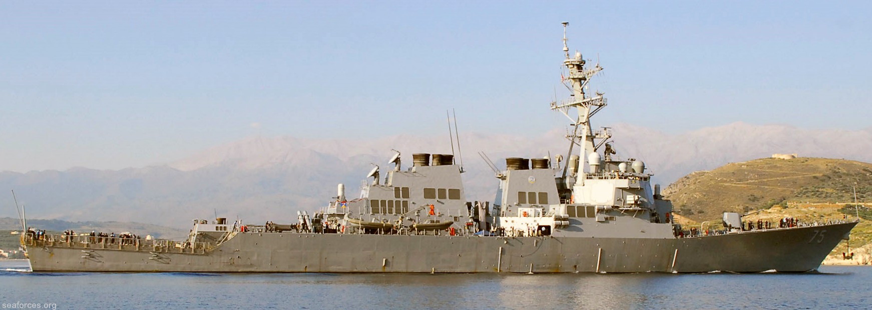 ddg-75 uss donald cook destroyer us navy 124 souda bay crete greece