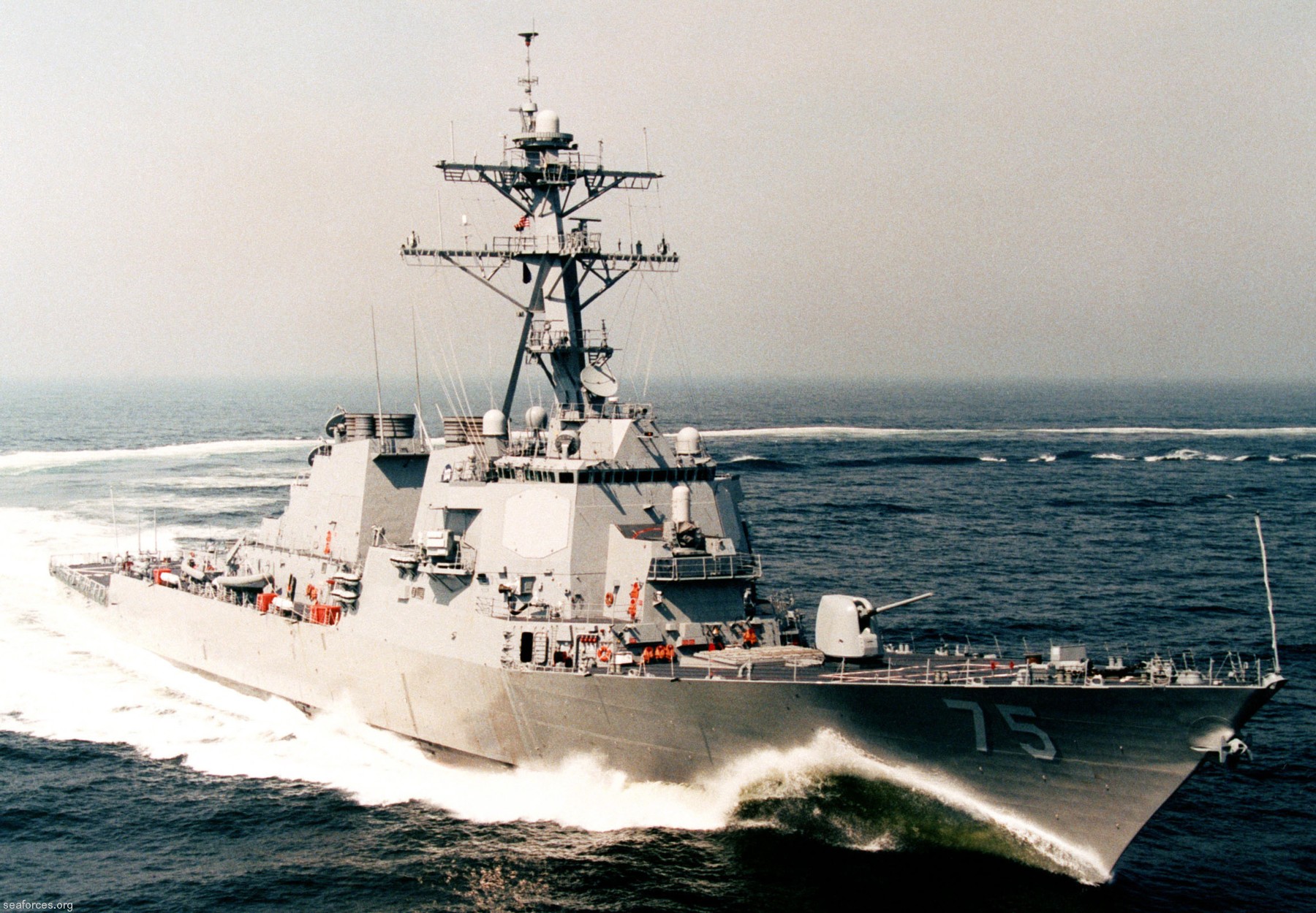 ddg-75 uss donald cook destroyer us navy 155 builders sea trials