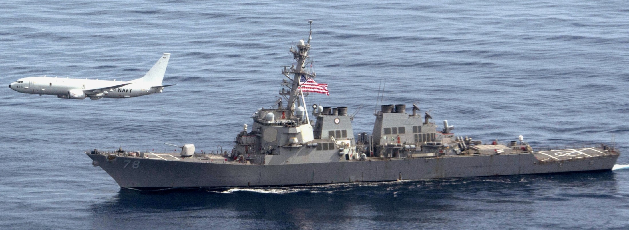 ddg-78 uss porter guided missile destroyer arleigh burke class p-8 poseidon 02