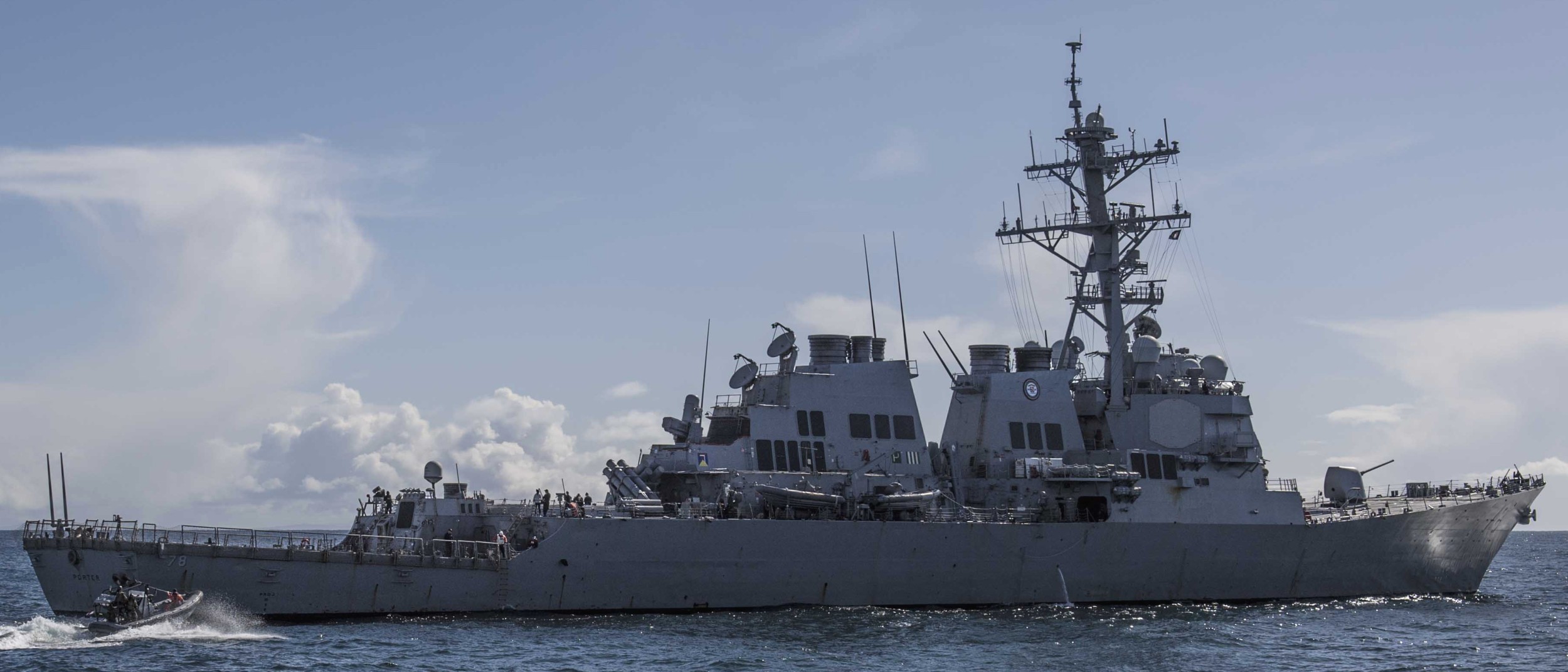 ddg-78 uss porter guided missile destroyer arleigh burke class aegis 19 nato exercise joint warrior 2019