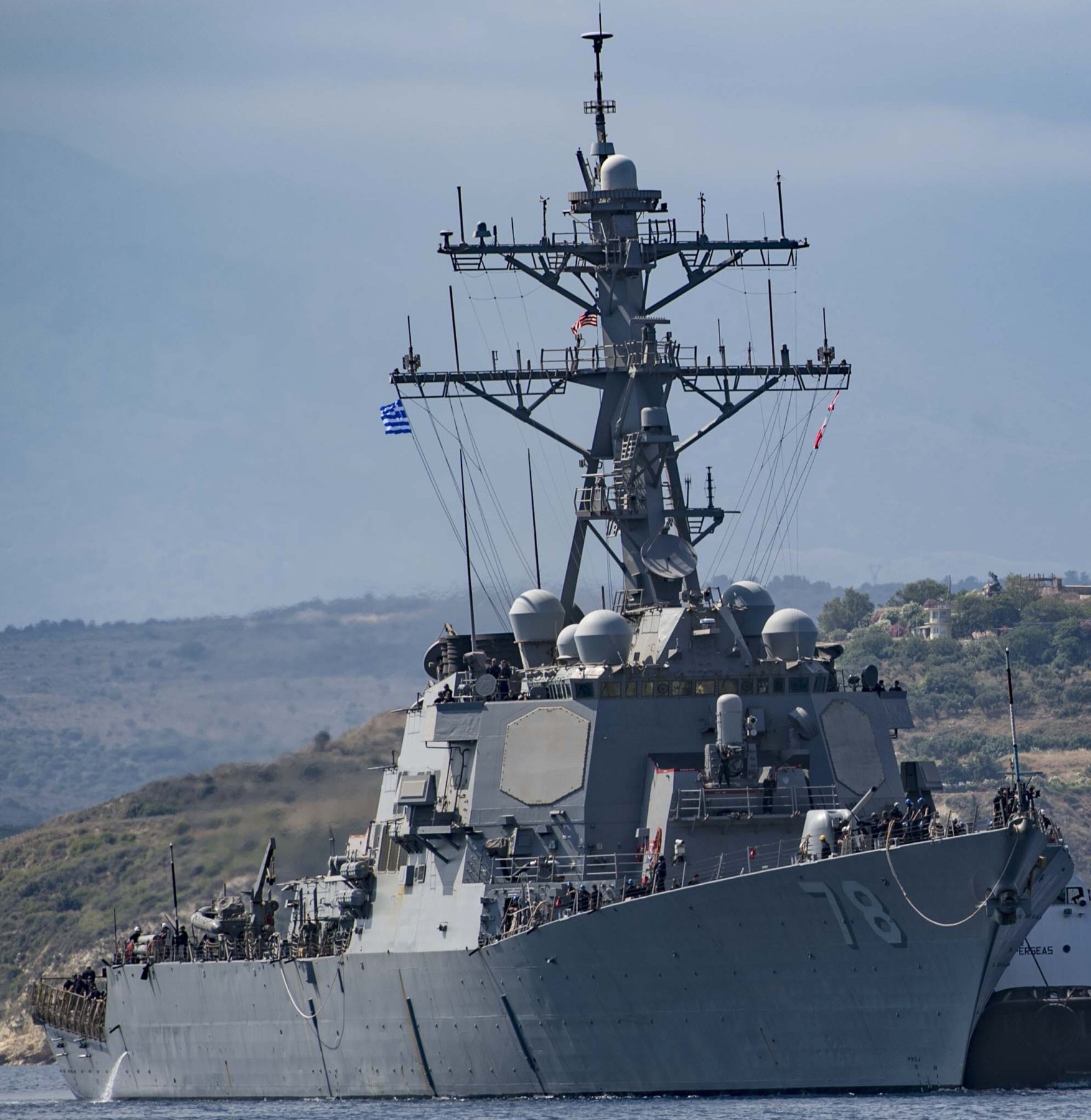 ddg-78 uss porter guided missile destroyer arleigh burke class aegis 44 souda 2018