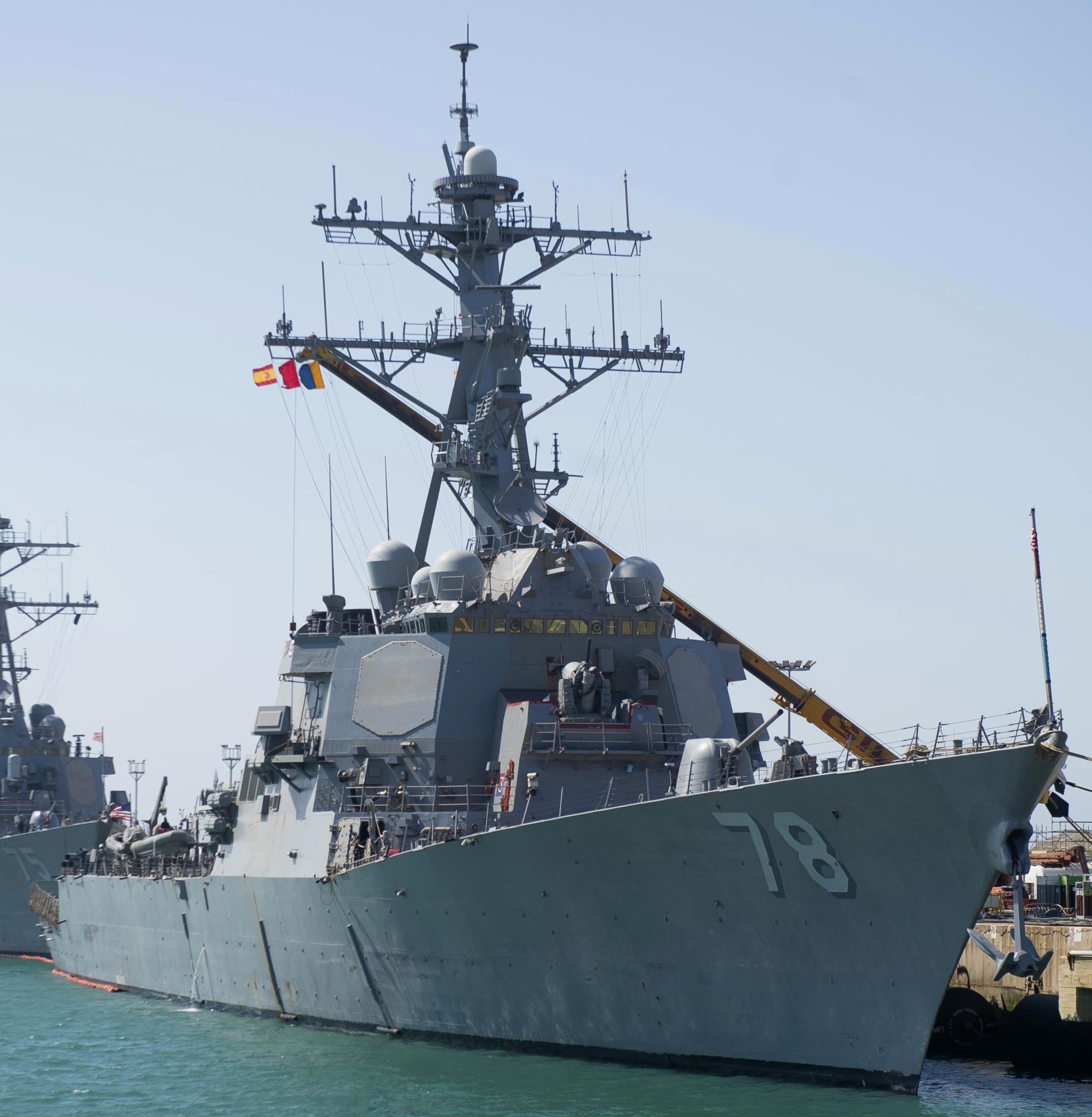 ddg-78 uss porter guided missile destroyer arleigh burke class aegis 53