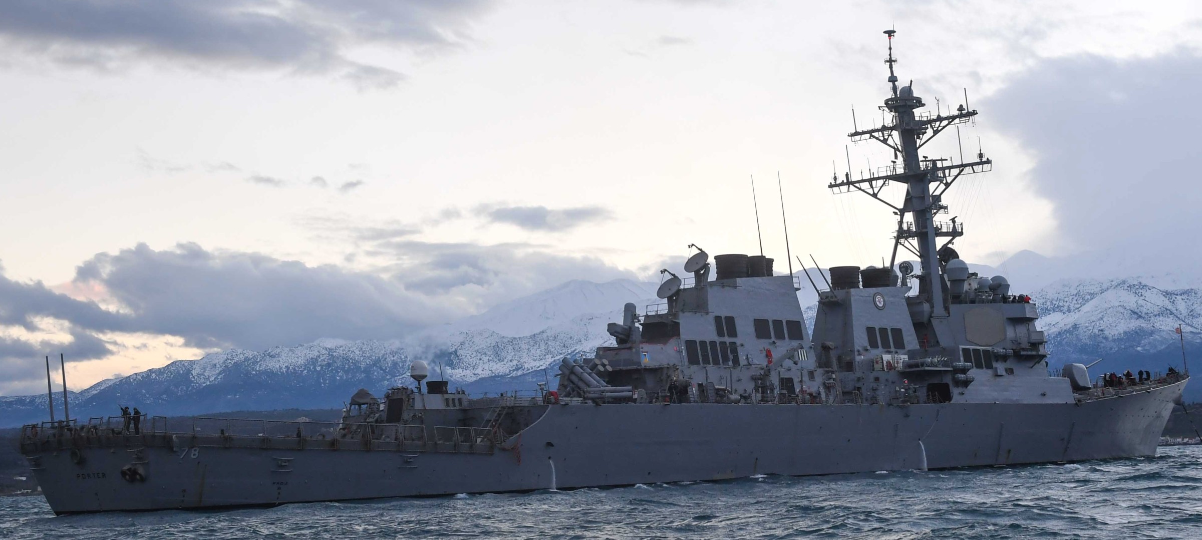 ddg-78 uss porter guided missile destroyer arleigh burke class aegis 66