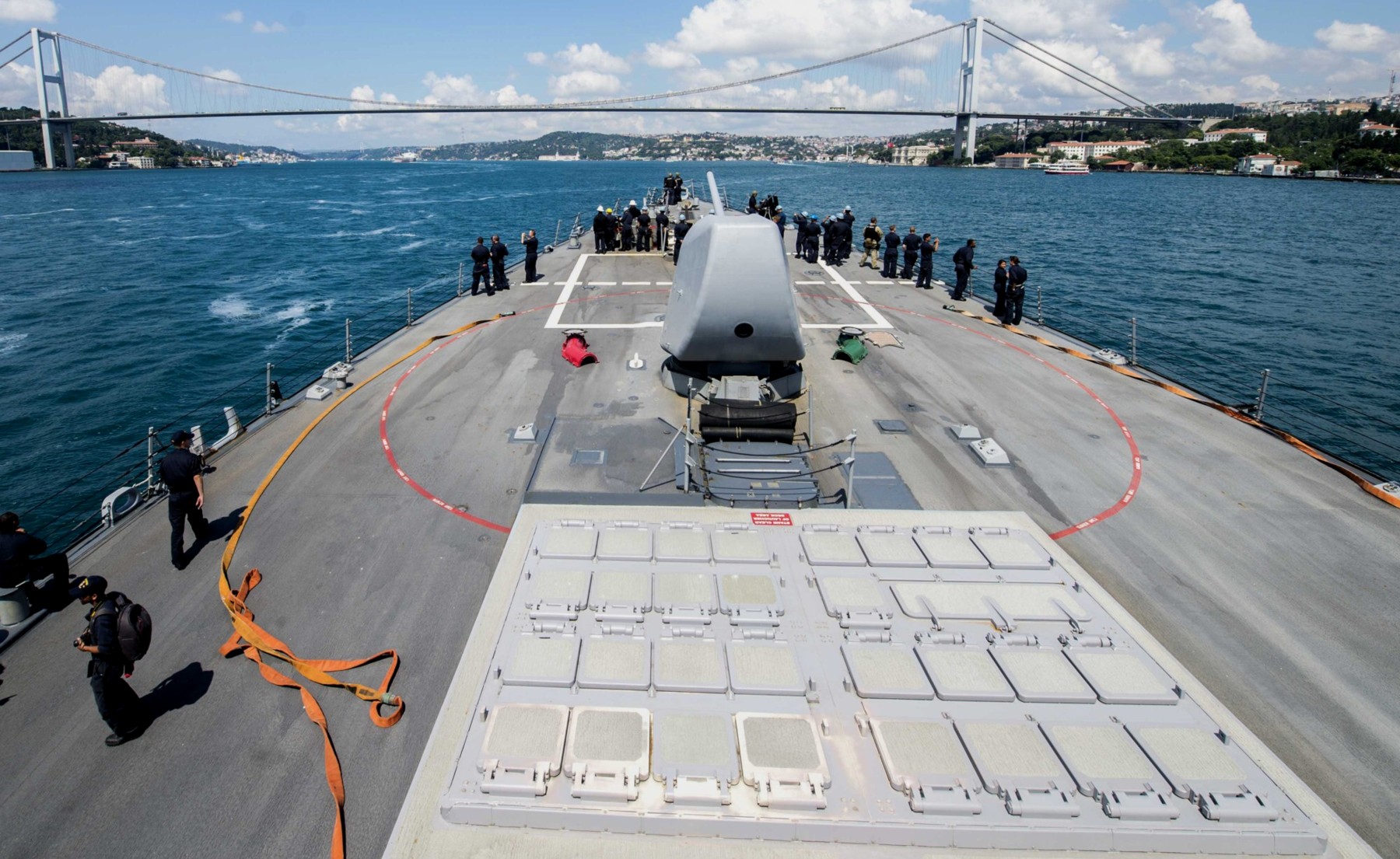 ddg-78 uss porter guided missile destroyer arleigh burke class aegis 91 bosphorus strait