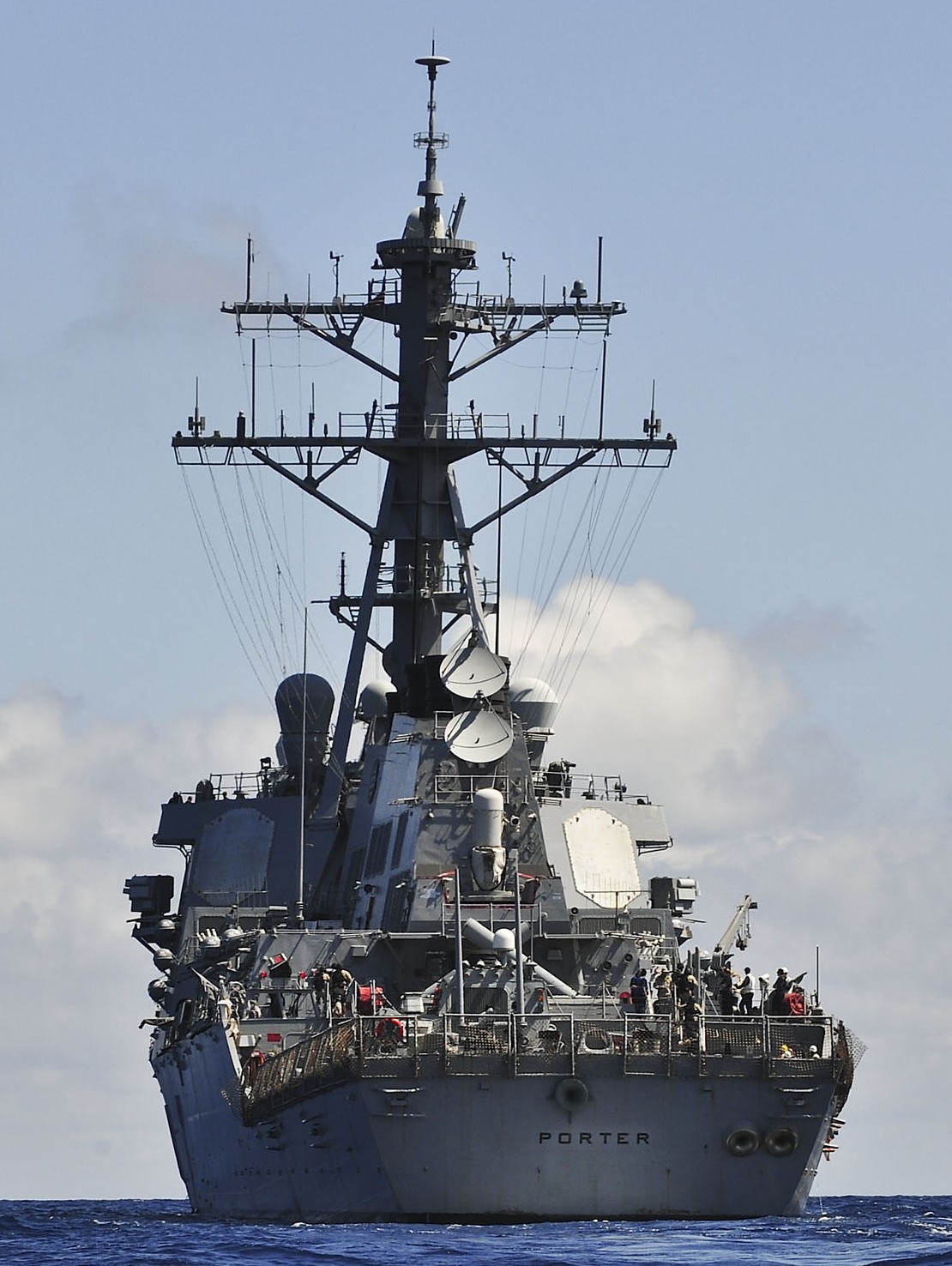 ddg-78 uss porter guided missile destroyer arleigh burke class aegis 106