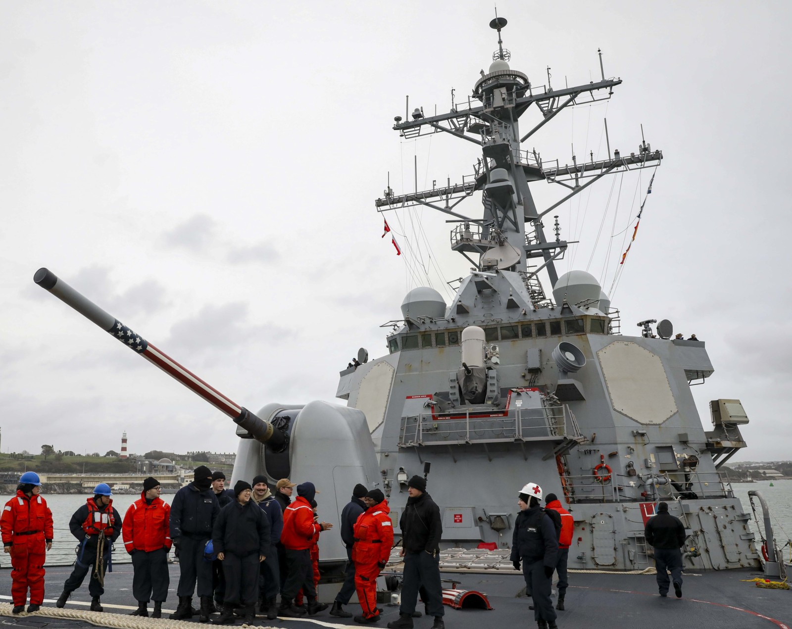 ddg-78 uss porter arleigh burke class guided missile destroyer hmnb devonport plymouth uk 159