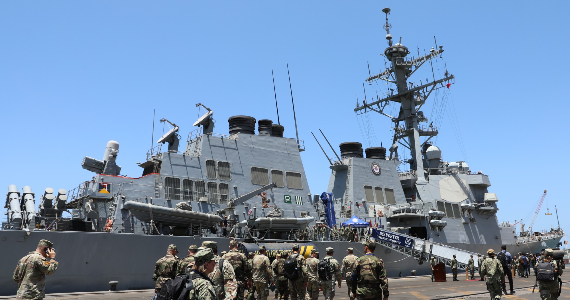 ddg-78 uss porter arleigh burke class guided missile destroyer agadir morocco 2022 169