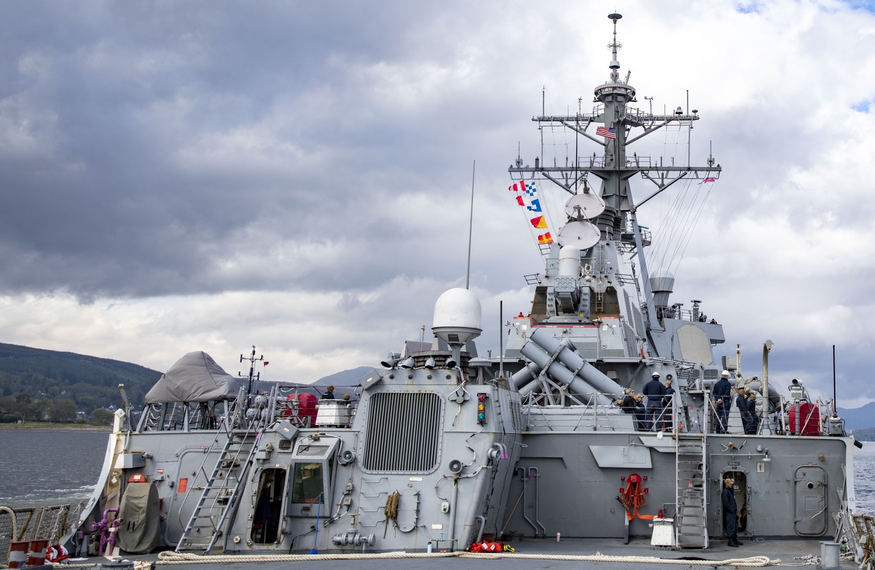 ddg-78 uss porter arleigh burke class guided missile destroyer hmnb clyde faslane scotland 177