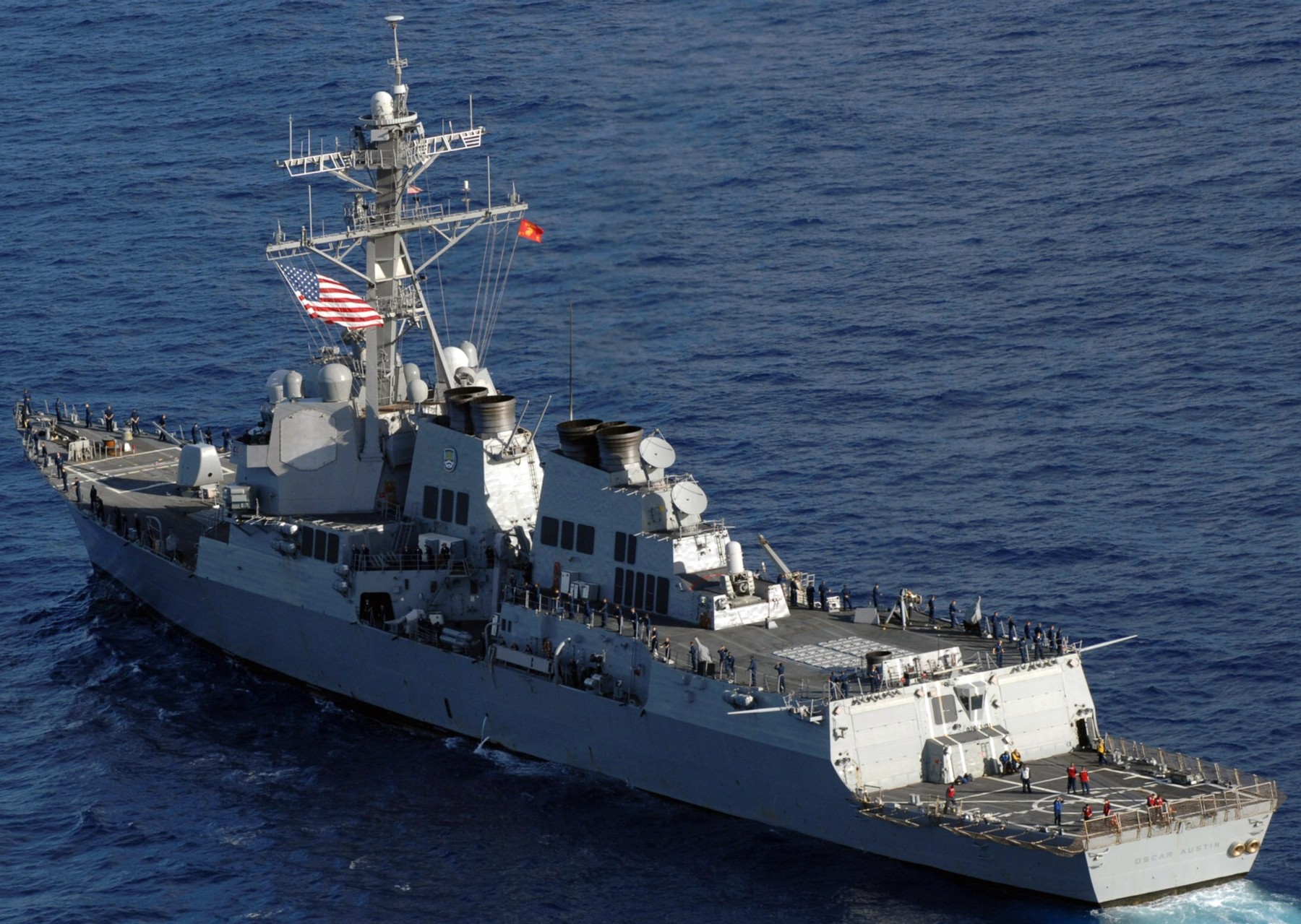 ddg-79 uss oscar austin guided missile destroyer arleigh burke class aegis 44