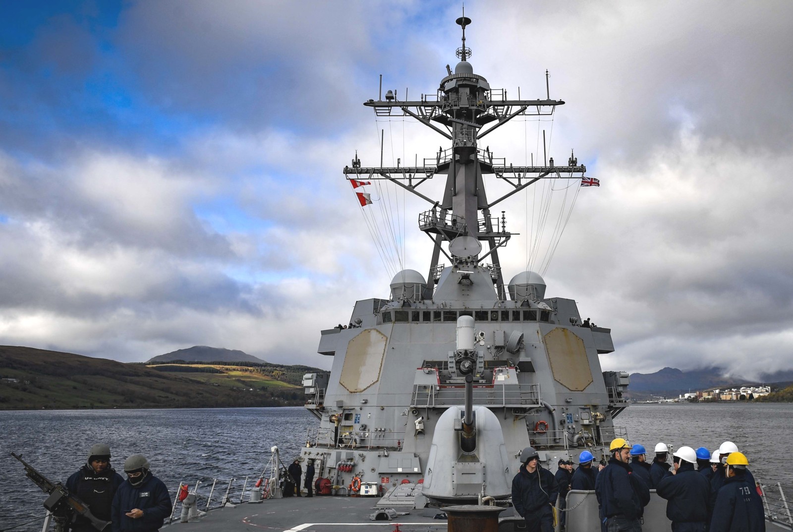 ddg-79 uss oscar austin guided missile destroyer arleigh burke class faslane scotland 2017 82