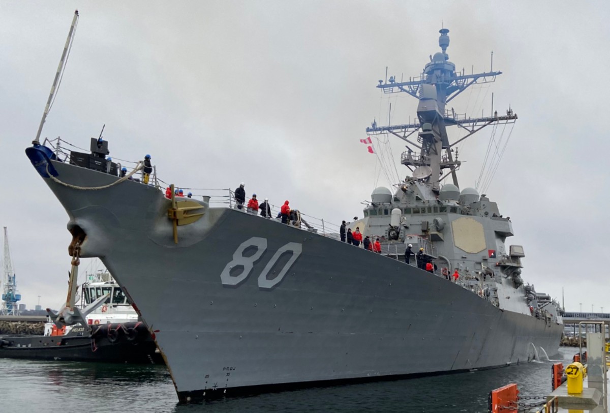 ddg-80 uss roosevelt guided missile destroyer arleigh burke class tallinn estonia 2023 98