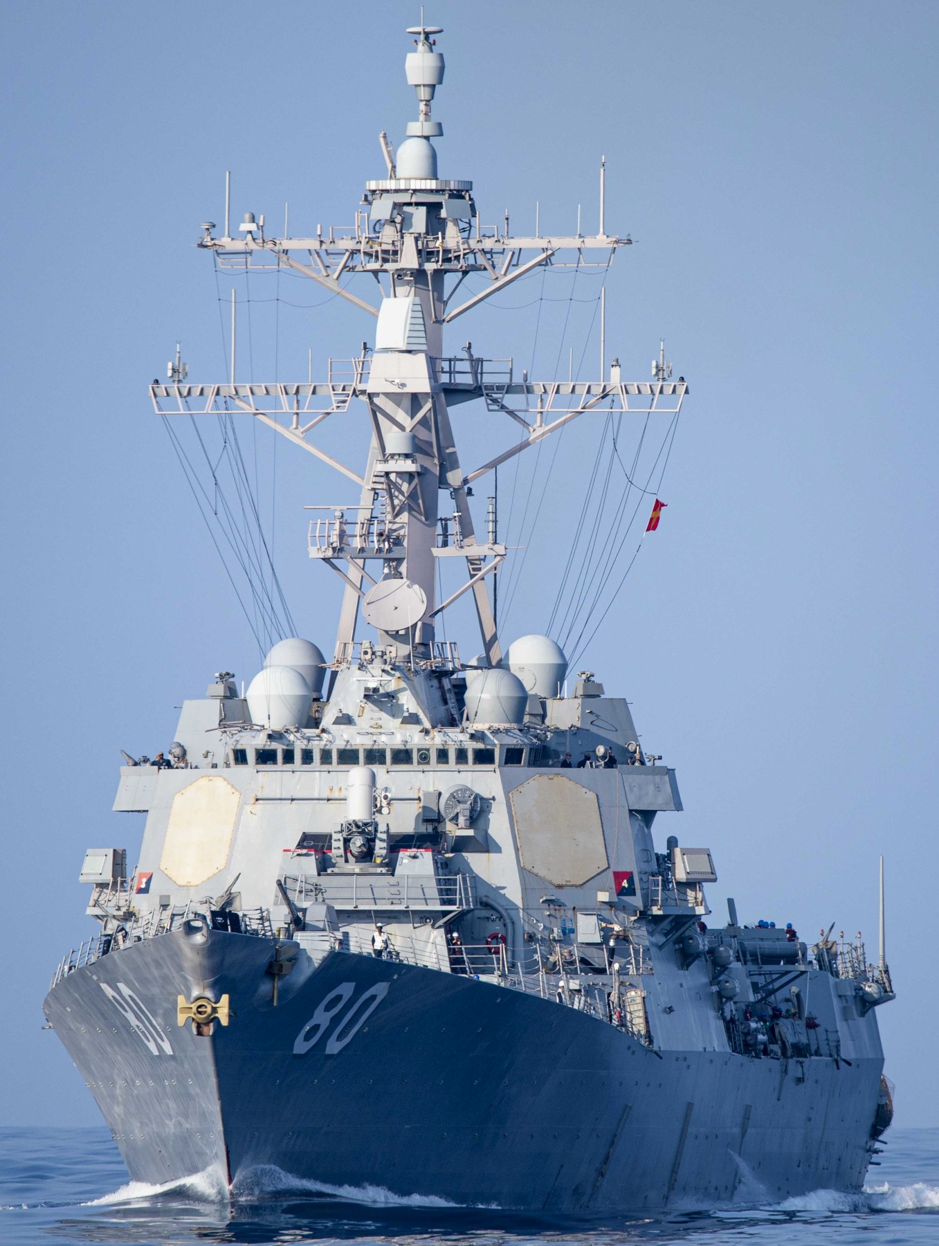 ddg-80 uss roosevelt guided missile destroyer arleigh burke class mediterranean sea 2023 103