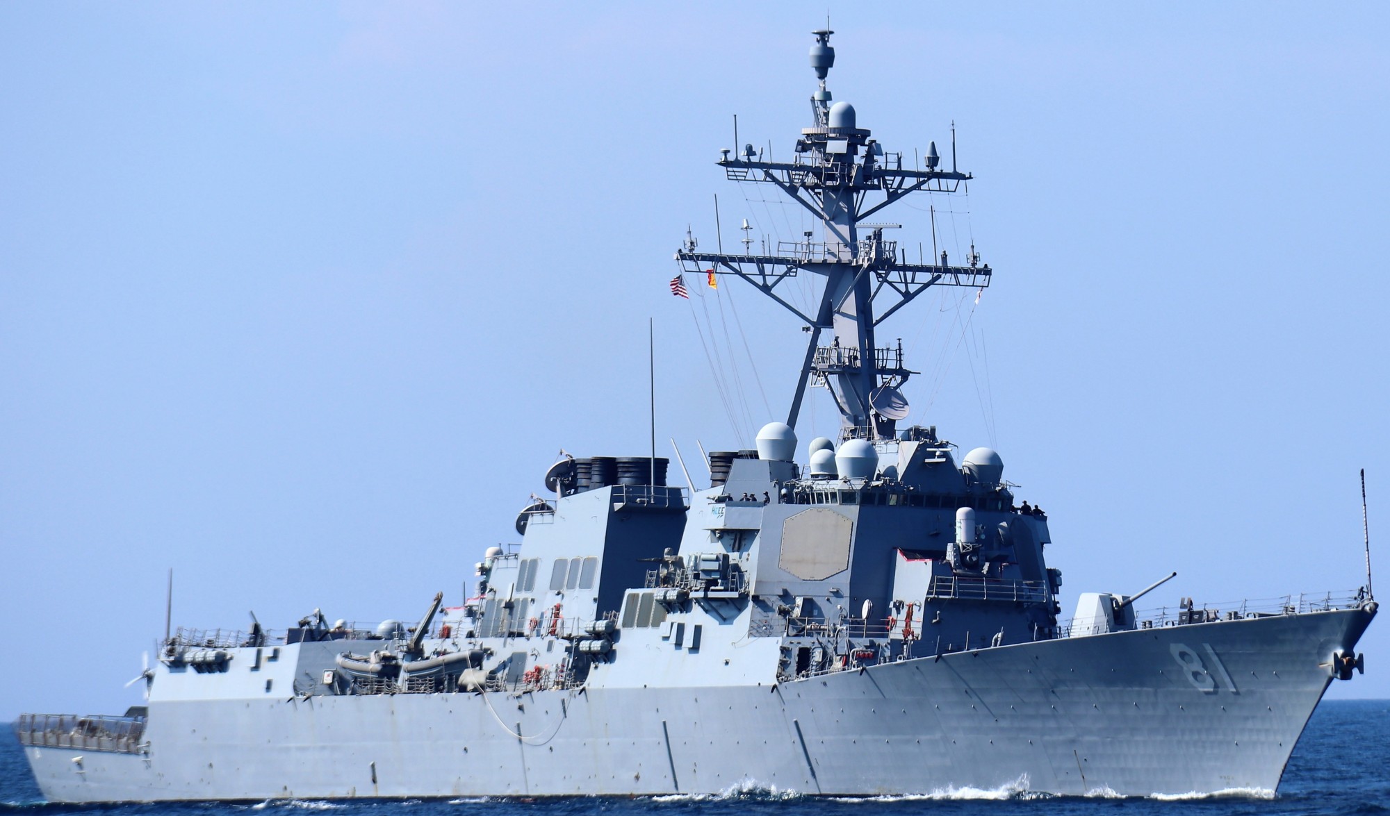 ddg-81 uss winston s. churchill arleigh burke class guided missile destroyer atlantic ocean 2020 74