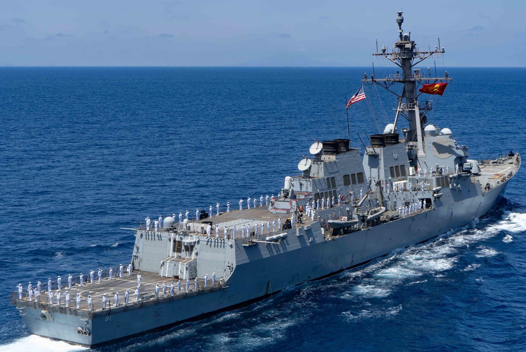 ddg-81 uss winston s. churchill arleigh burke class guided missile destroyer ddg cole remembrance gulf aden 2020 78