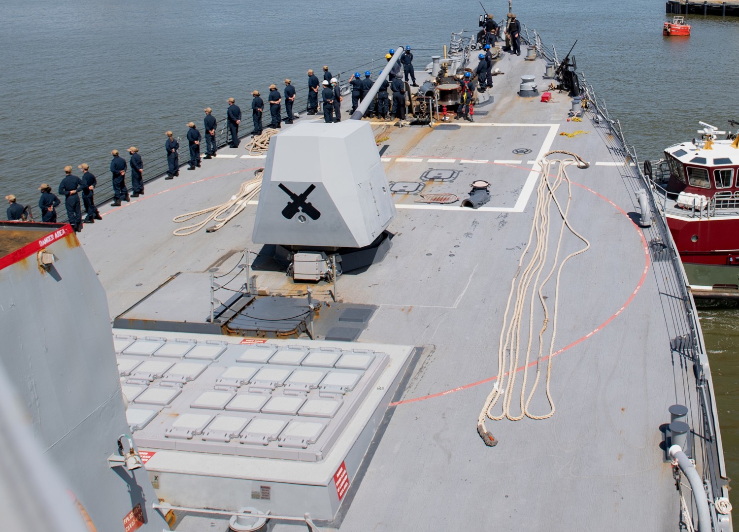 ddg-81 uss winston s. churchill arleigh burke class guided missile destroyer departing naval station norfolk 2021 84