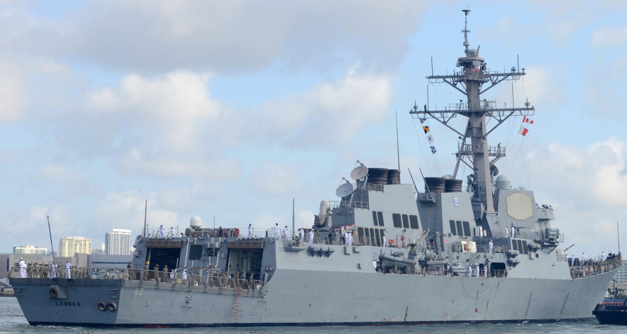 ddg-82 uss lassen arleigh burke class guided missile destroyer 103