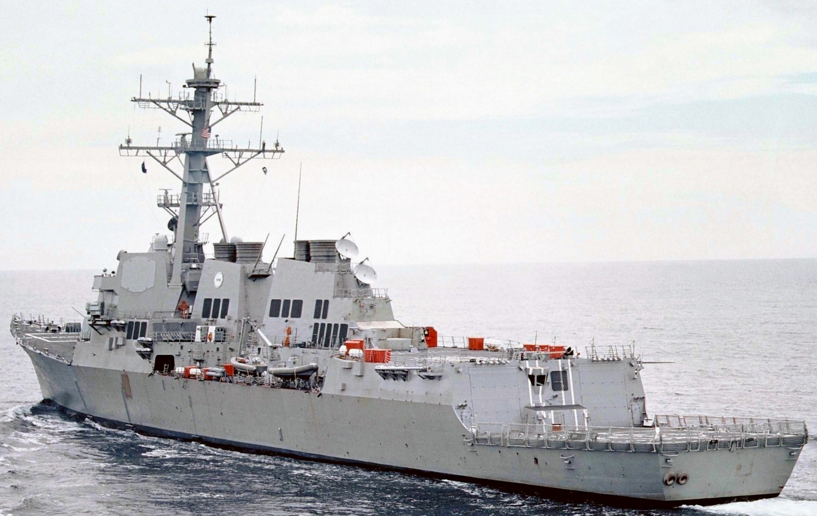 ddg-83 uss howard arleigh burke class guided missile destroyer trials 2001 11