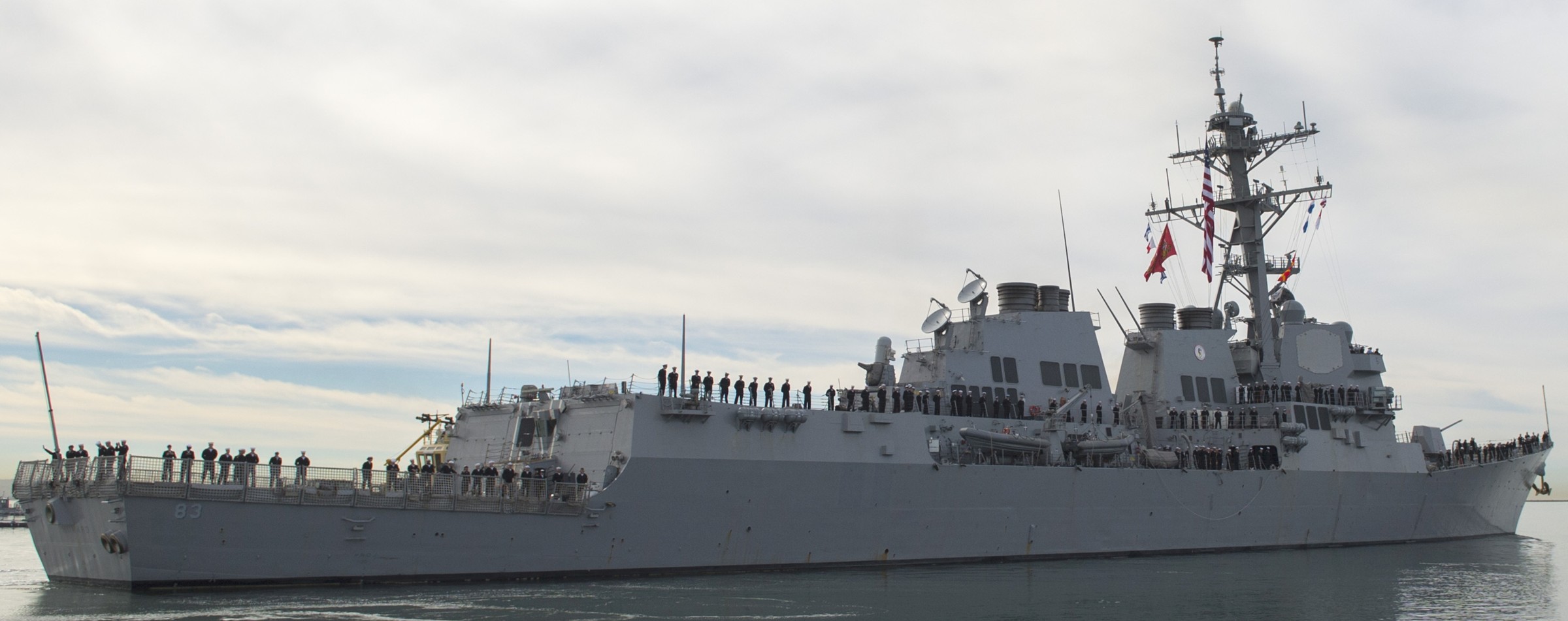 ddg-83 uss howard arleigh burke class guided missile destroyer departing san diego 28