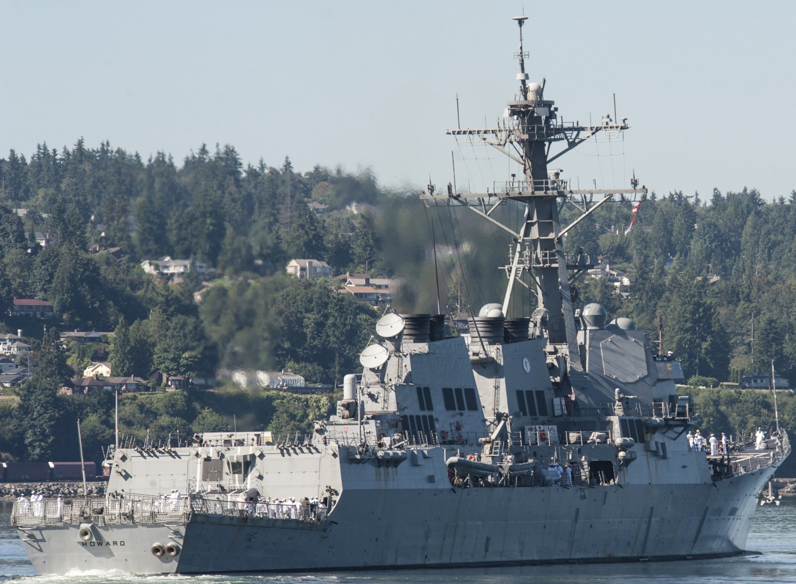 ddg-83 uss howard arleigh burke class guided missile destroyer naval station everett washington 34