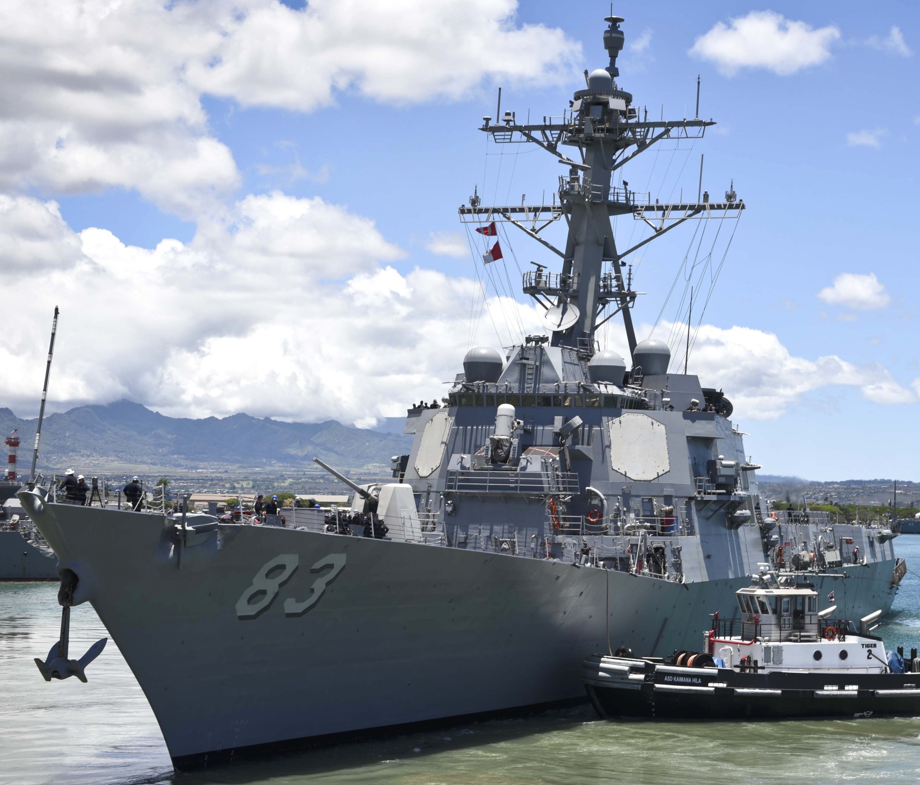 ddg-83 uss howard arleigh burke class guided missile destroyer pearl harbor hickam hawaii rimpac 2016 42