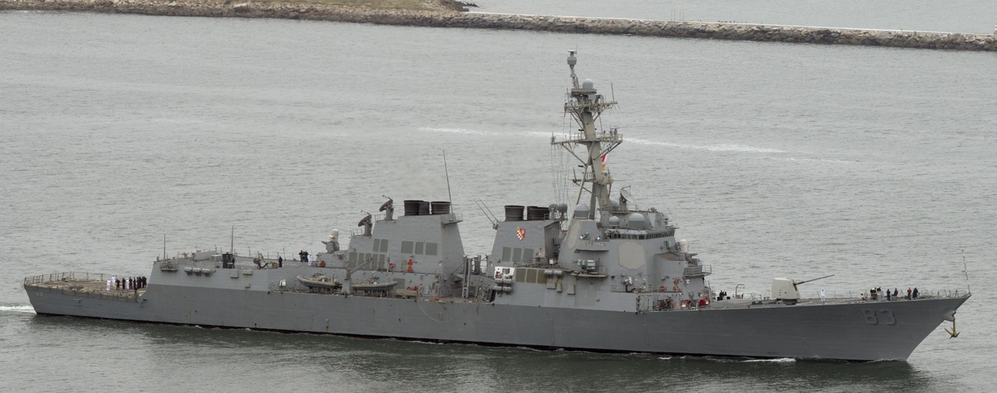 ddg-83 uss howard arleigh burke class guided missile destroyer departing naval base san diego california 55