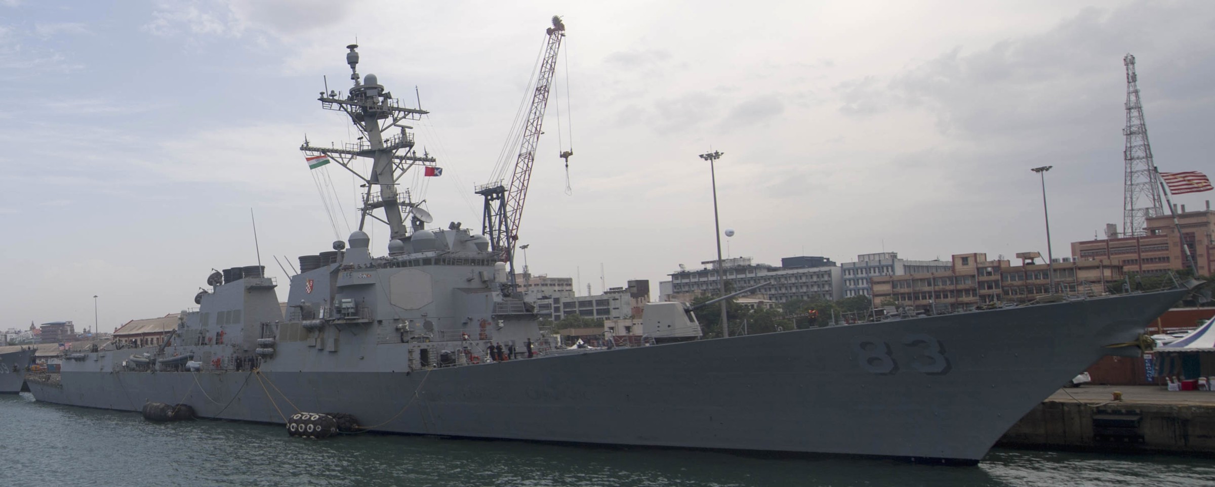 ddg-83 uss howard arleigh burke class guided missile destroyer chennai india 2017 61