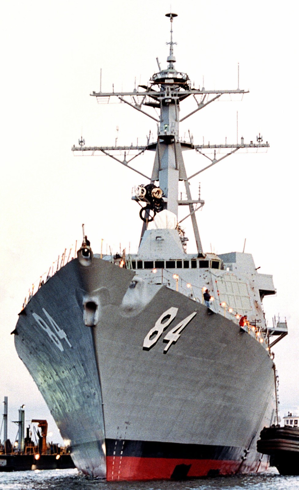 ddg-84 uss bulkeley arleigh burke class guided missile destroyer launching ingalls pascagoula 2000 05