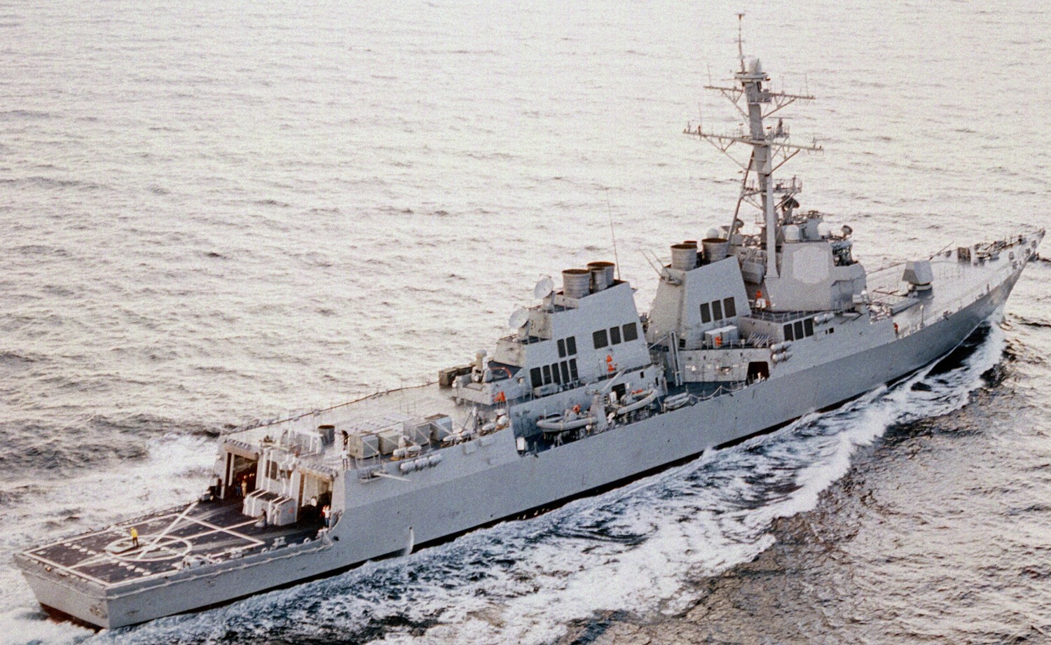 ddg-84 uss bulkeley arleigh burke class guided missile destroyer trials gulf mexico 2001 07