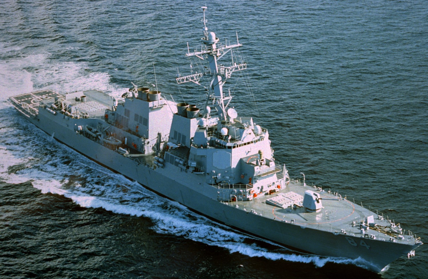 ddg-84 uss bulkeley arleigh burke class guided missile destroyer trials gulf of mexico 2001 10