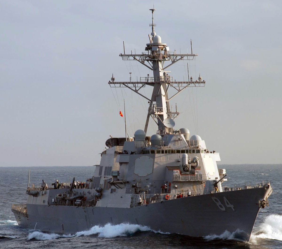 ddg-84 uss bulkeley arleigh burke class guided missile destroyer 6th fleet aor 25