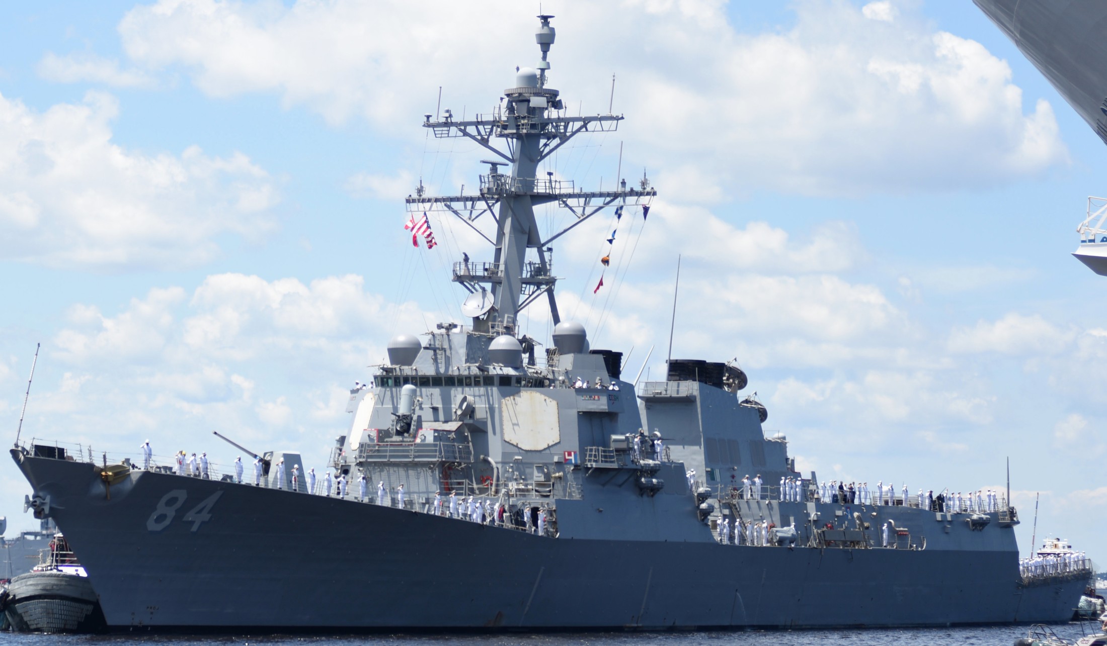 ddg-84 uss bulkeley arleigh burke class guided missile destroyer norfolk harbor fest 2017