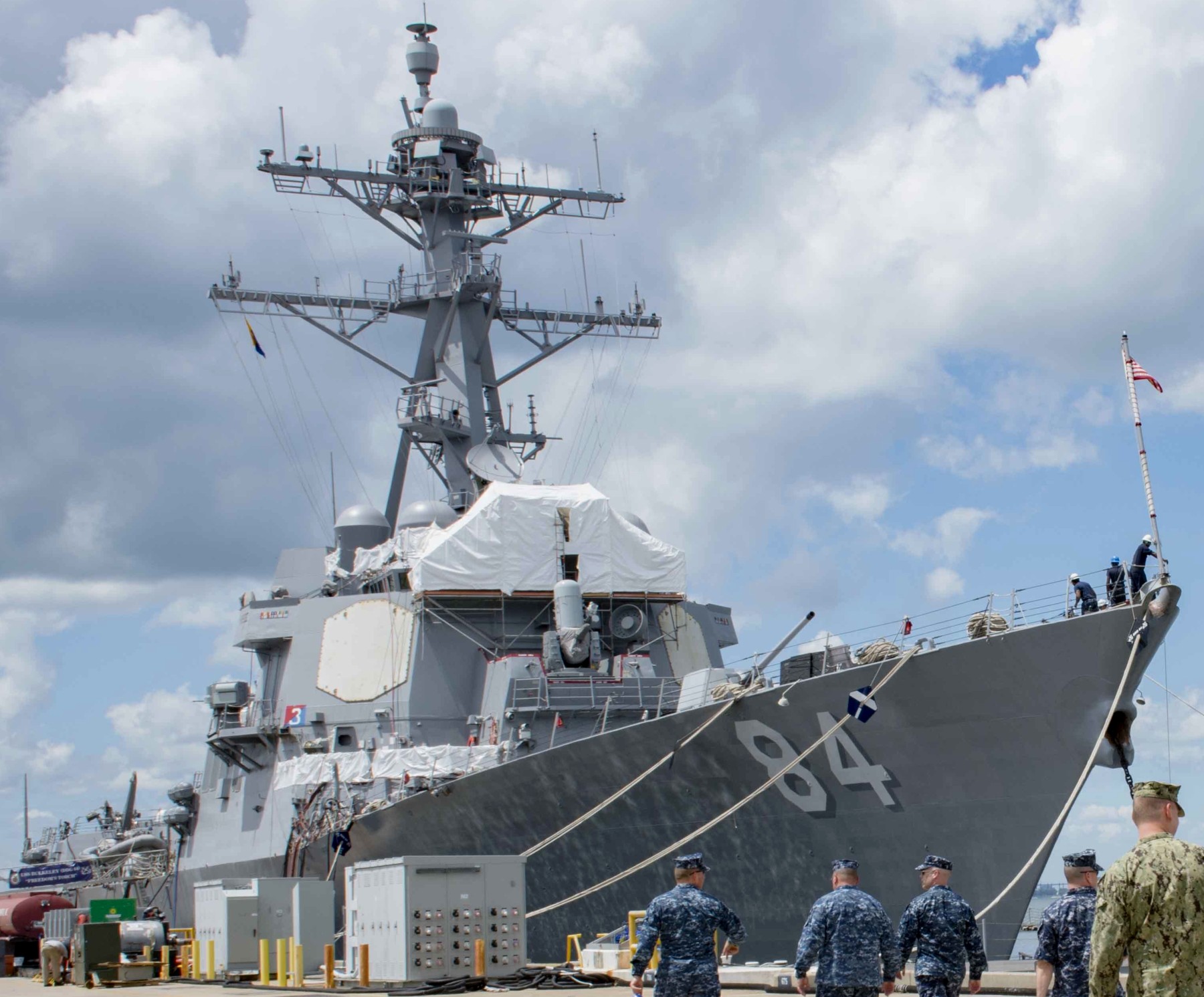 ddg-84 uss bulkeley arleigh burke class guided missile destroyer 60