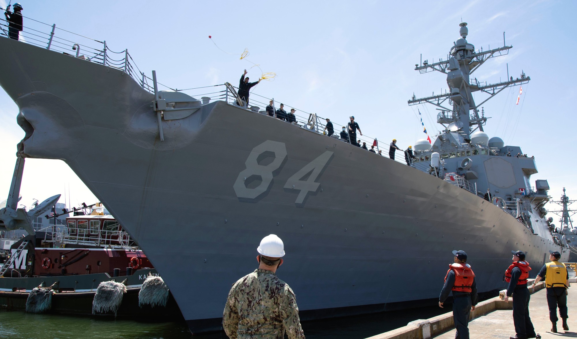 ddg-84 uss bulkeley arleigh burke class guided missile destroyer naval station norfolk virginia 68