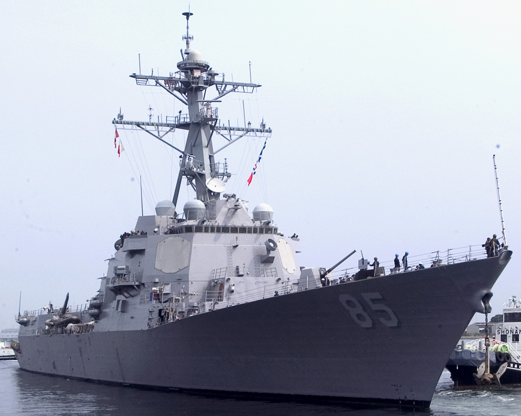 ddg-85 uss mccampbell arleigh burke class guided missile destroyer fleet activities yokosuka japan 19