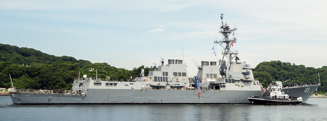 ddg-85 uss mccampbell arleigh burke class guided missile destroyer departing yokosuka japan 74