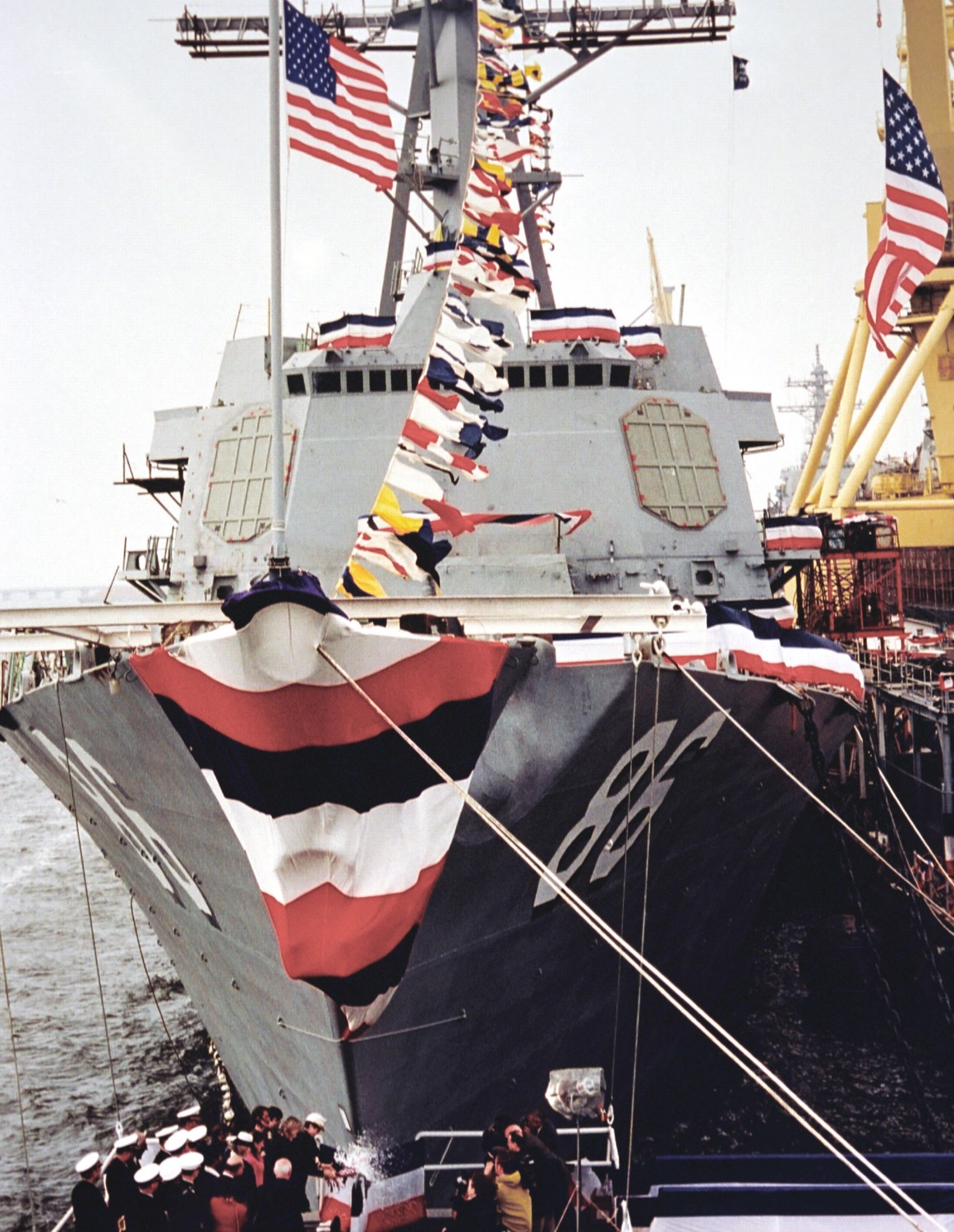 ddg-86 uss shoup arleigh burke class guided missile destroyer christening ceremony 06