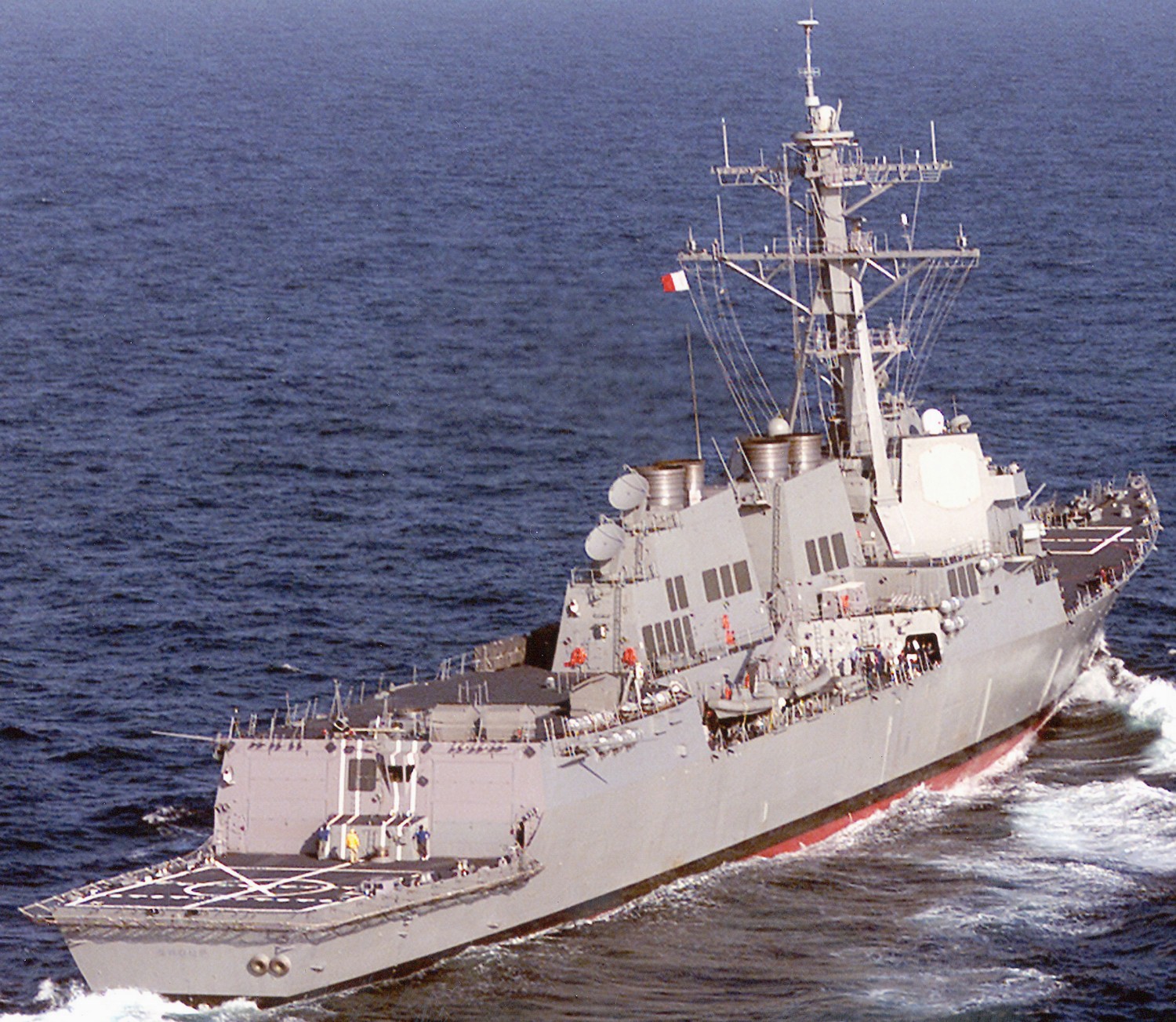 ddg-86 uss shoup arleigh burke class guided missile destroyer ingalls trials 09