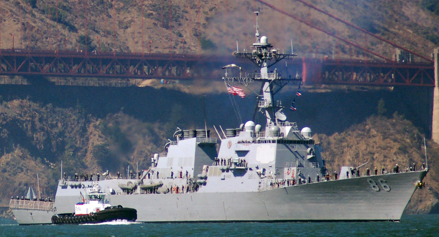 ddg-86 uss shoup arleigh burke class guided missile destroyer san francisco fleet week 24